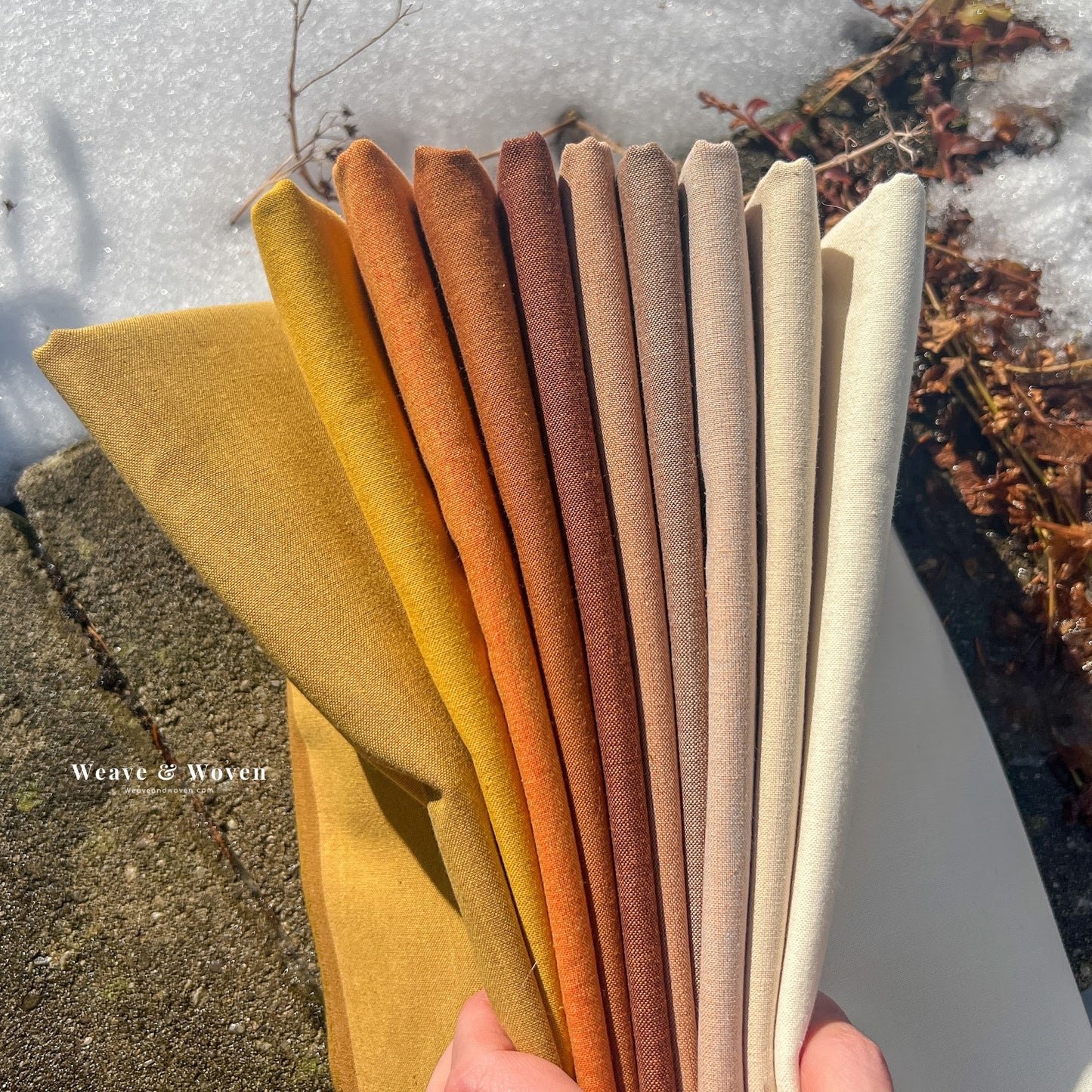 Landscape in Desert | Fat Quarter Bundle - Weave & Woven