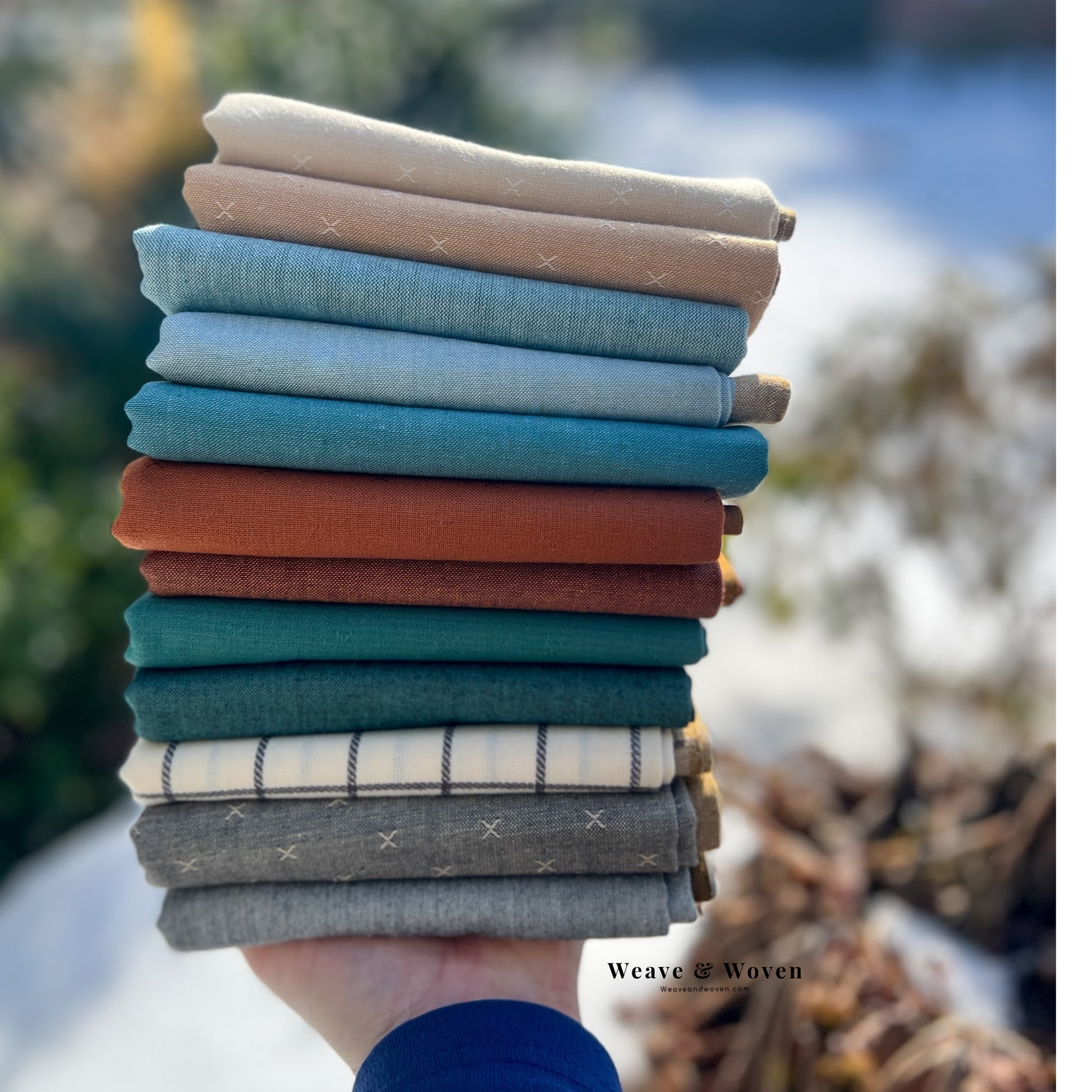 Woodland Ember | Fat Quarter Bundle - Weave & Woven