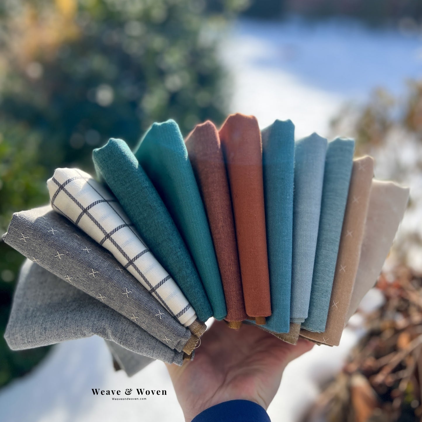 Woodland Ember | Fat Quarter Bundle - Weave & Woven