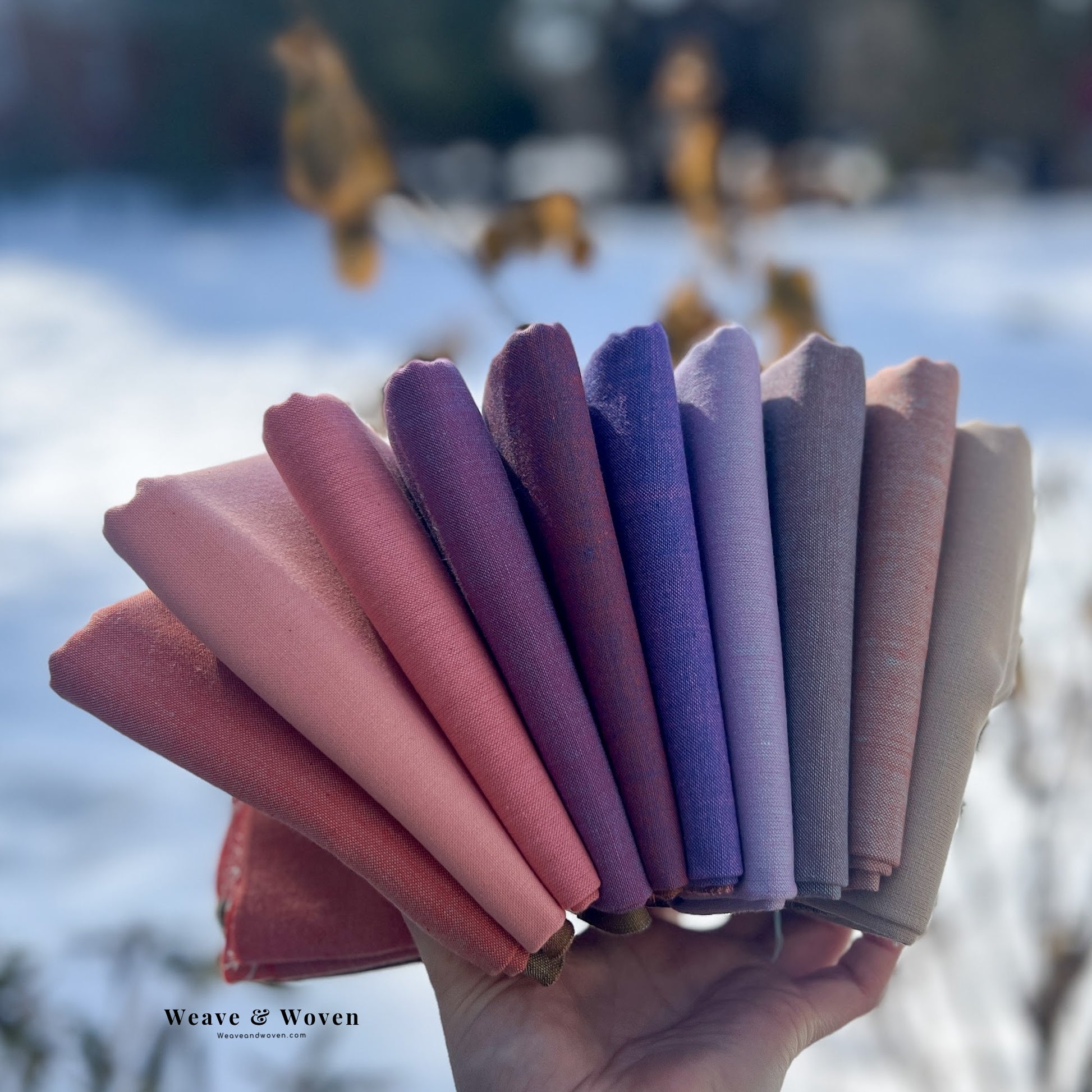 Skyscape in Dawn | Fat Quarter Bundle - Weave & Woven