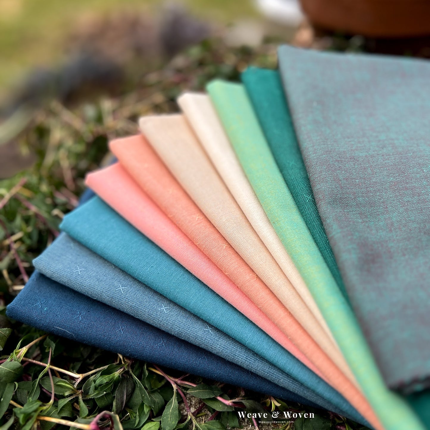 Lillypad | Fableism Fat Quarter Bundle - Weave & Woven