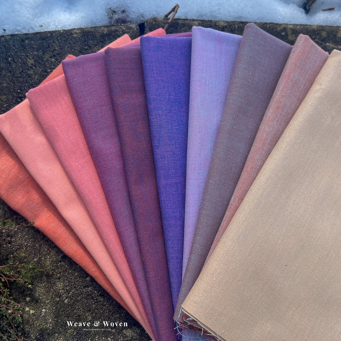 Skyscape in Dawn | Fat Quarter Bundle - Weave & Woven