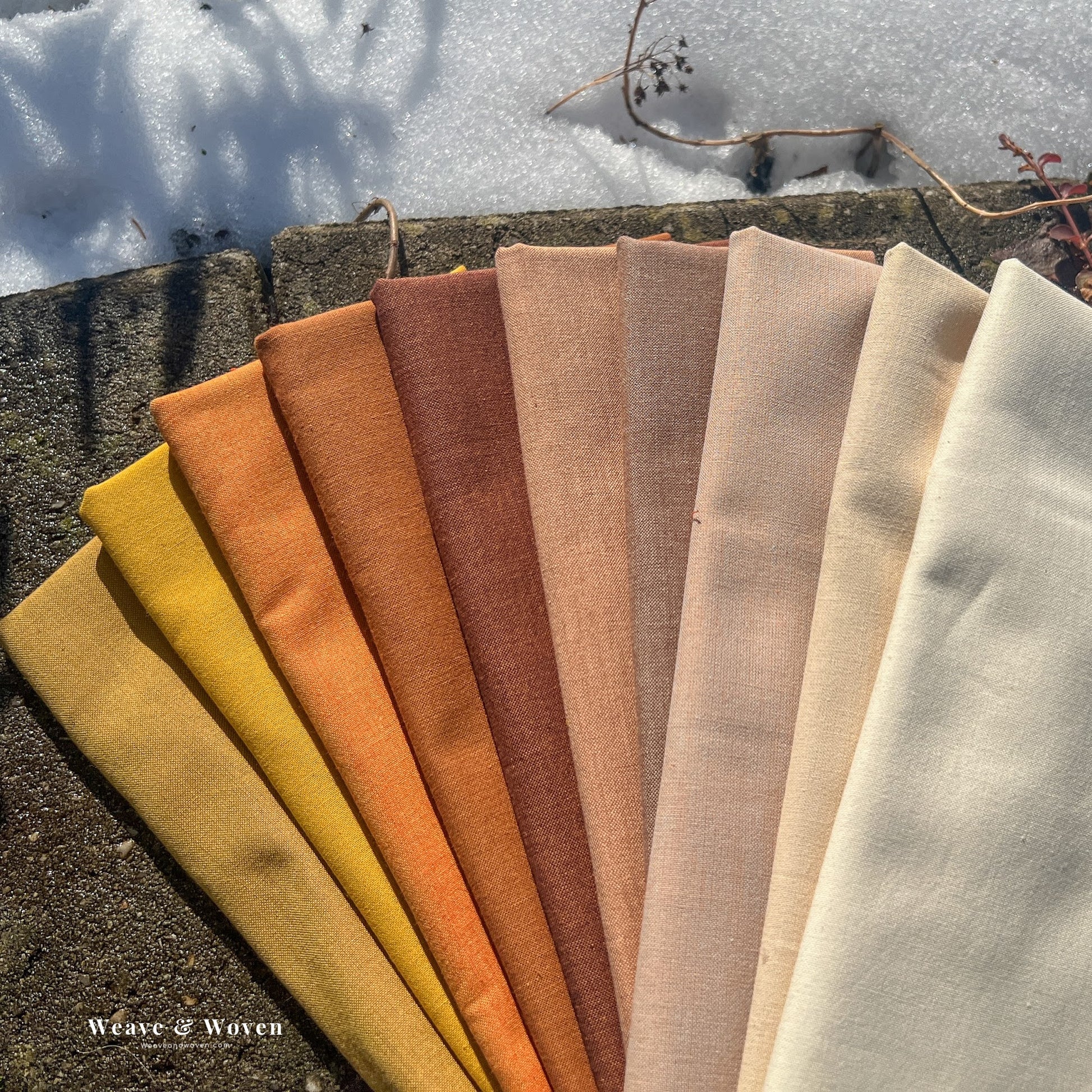 Landscape in Desert | Fat Quarter Bundle - Weave & Woven