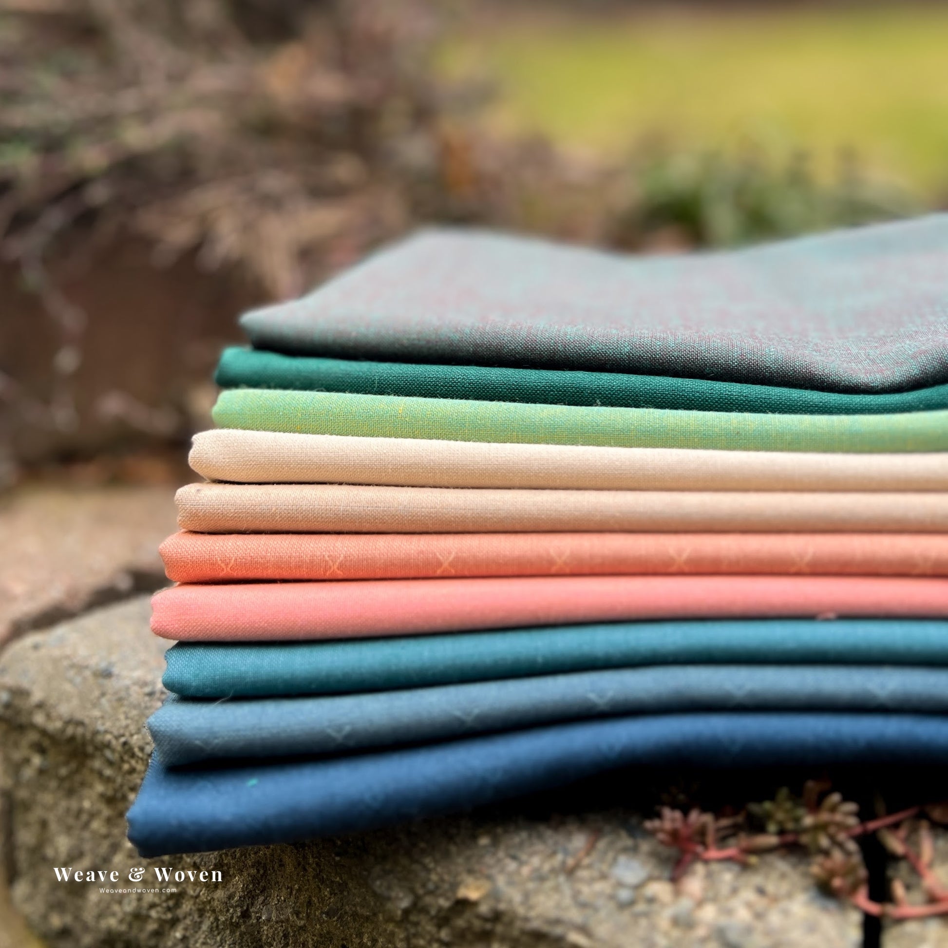Lillypad | Fableism Fat Quarter Bundle - Weave & Woven