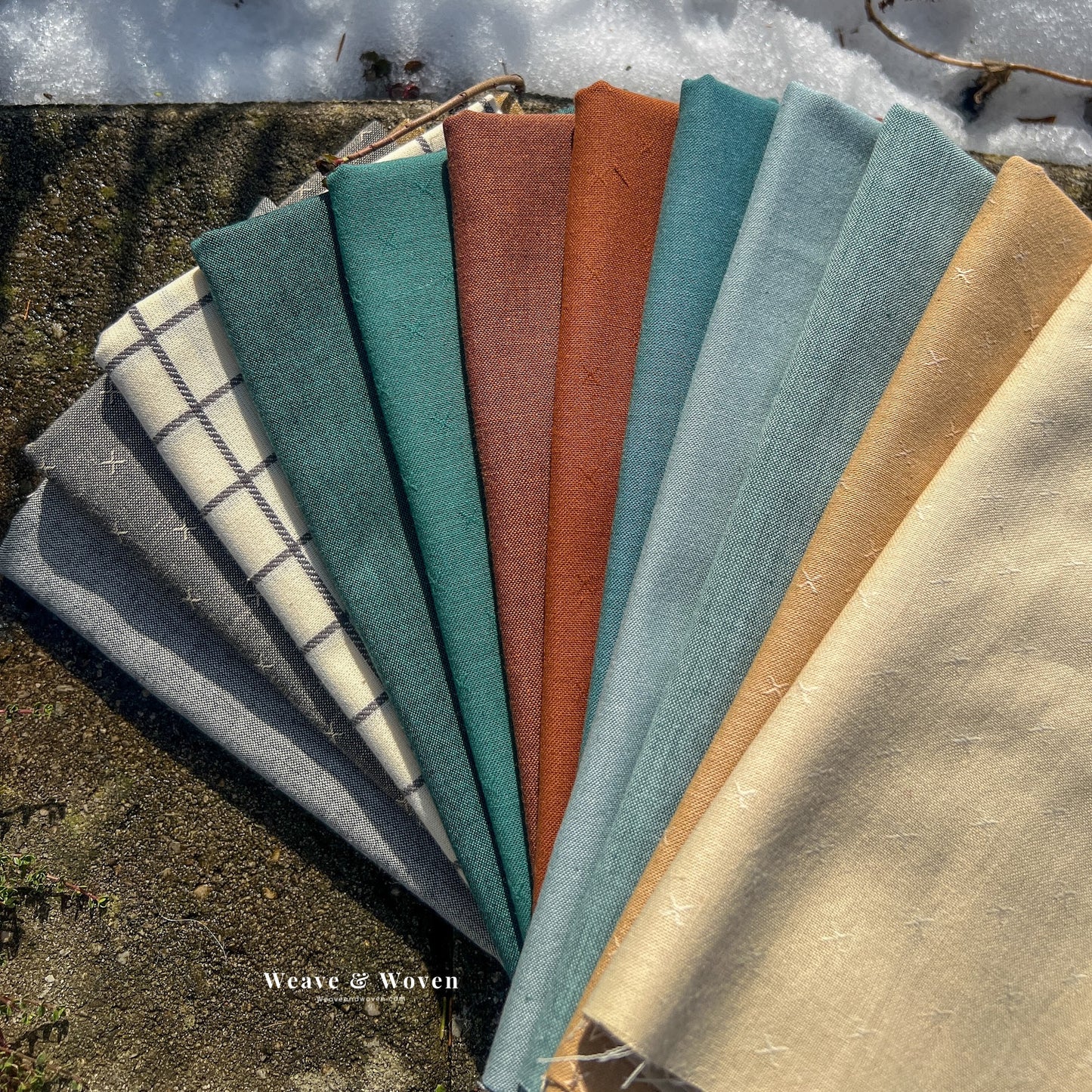 Woodland Ember | Fat Quarter Bundle - Weave & Woven