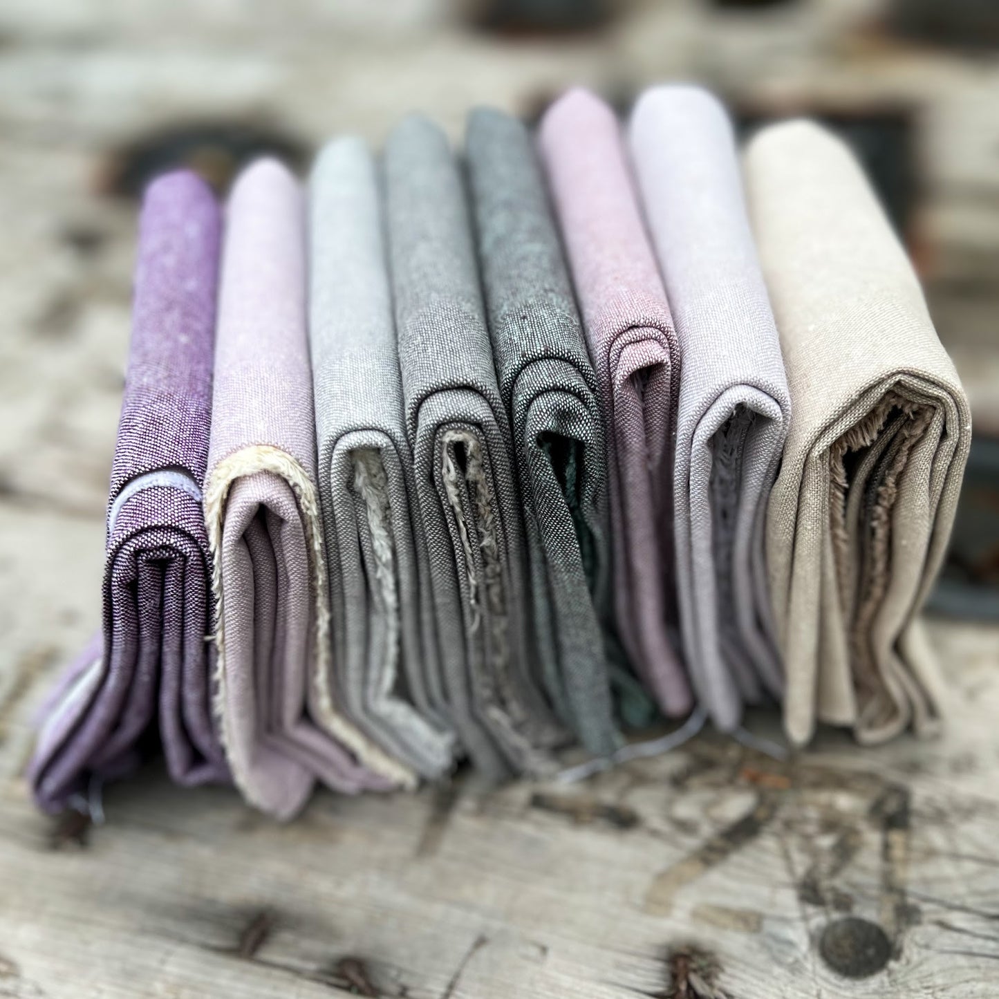 Lilac & Spice Texture Bundle  | Essex Yarn Dye | Fat Quarter Bundle