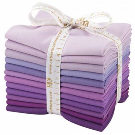 Lavender Fields Kona Cotton Bundle | Fat Quarter Bundle - Weave & Woven