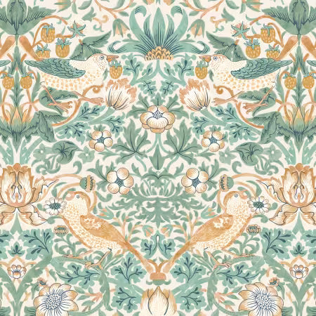 Strawberry Thief in Mint