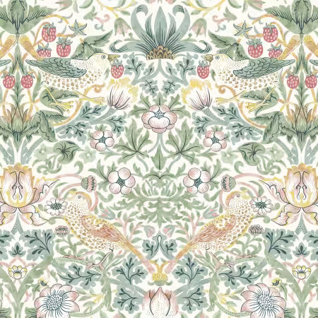 Strawberry Thief in Olive