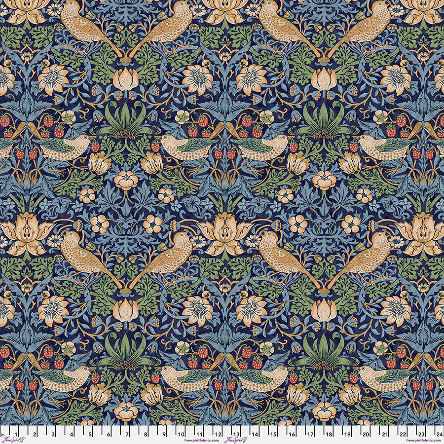Strawberry Thief in Navy - Weave & Woven