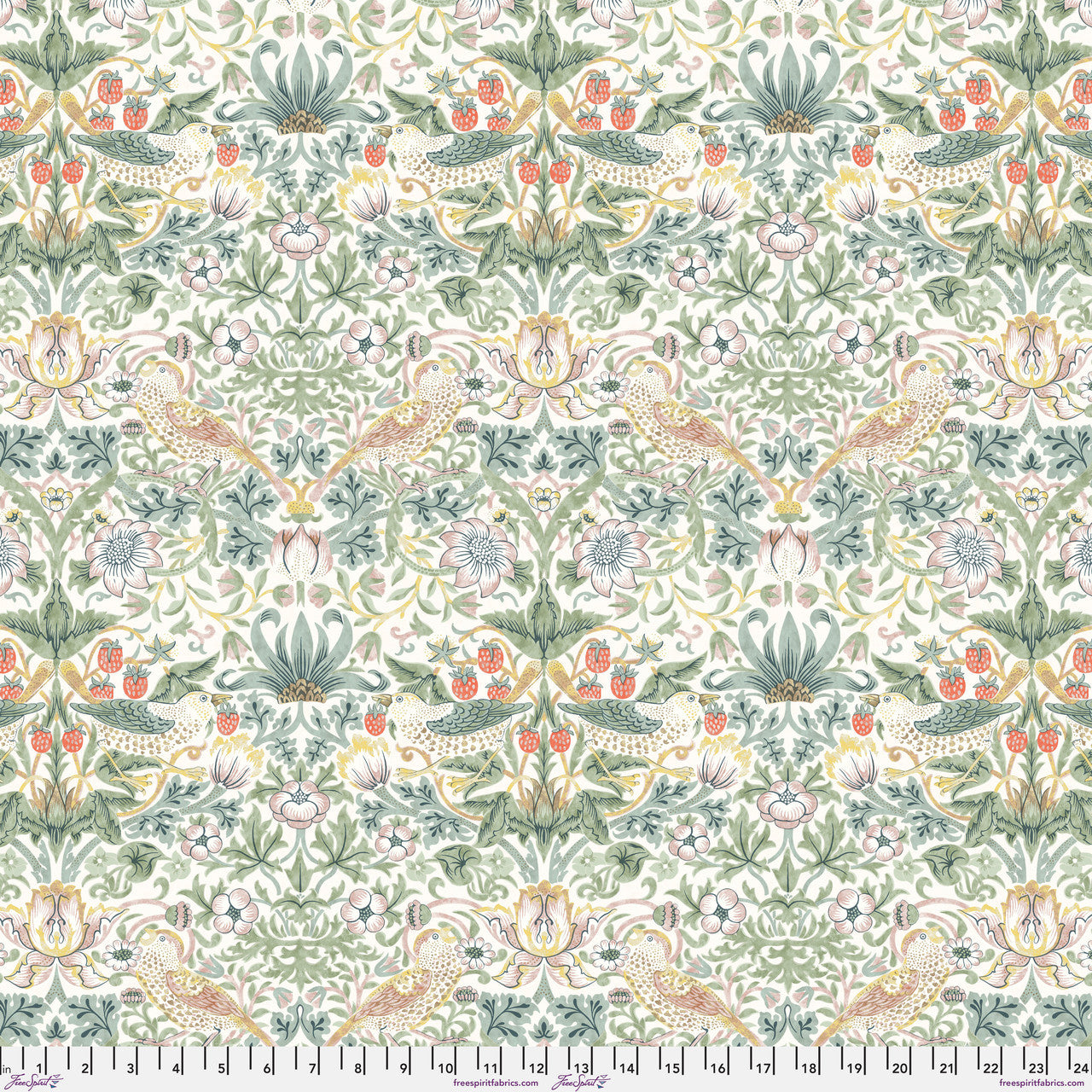 Strawberry Thief in Olive