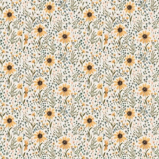 Field Floral on Cream