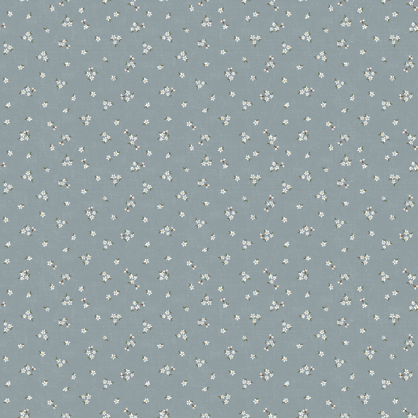 Tossed Daisies on Blue