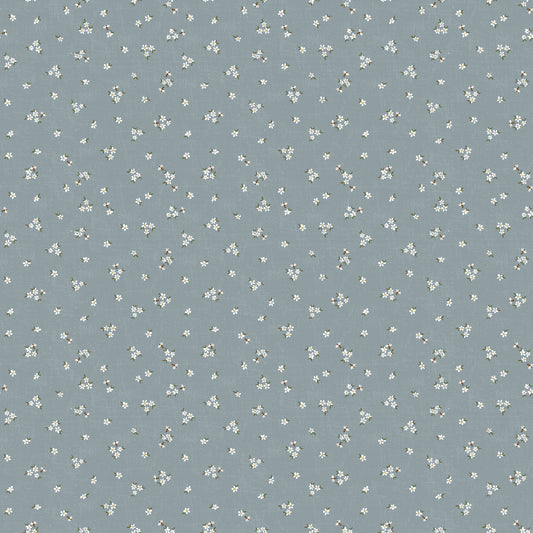 Tossed Daisies on Blue