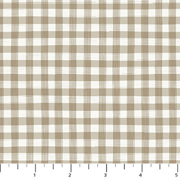 Gingham on Taupe