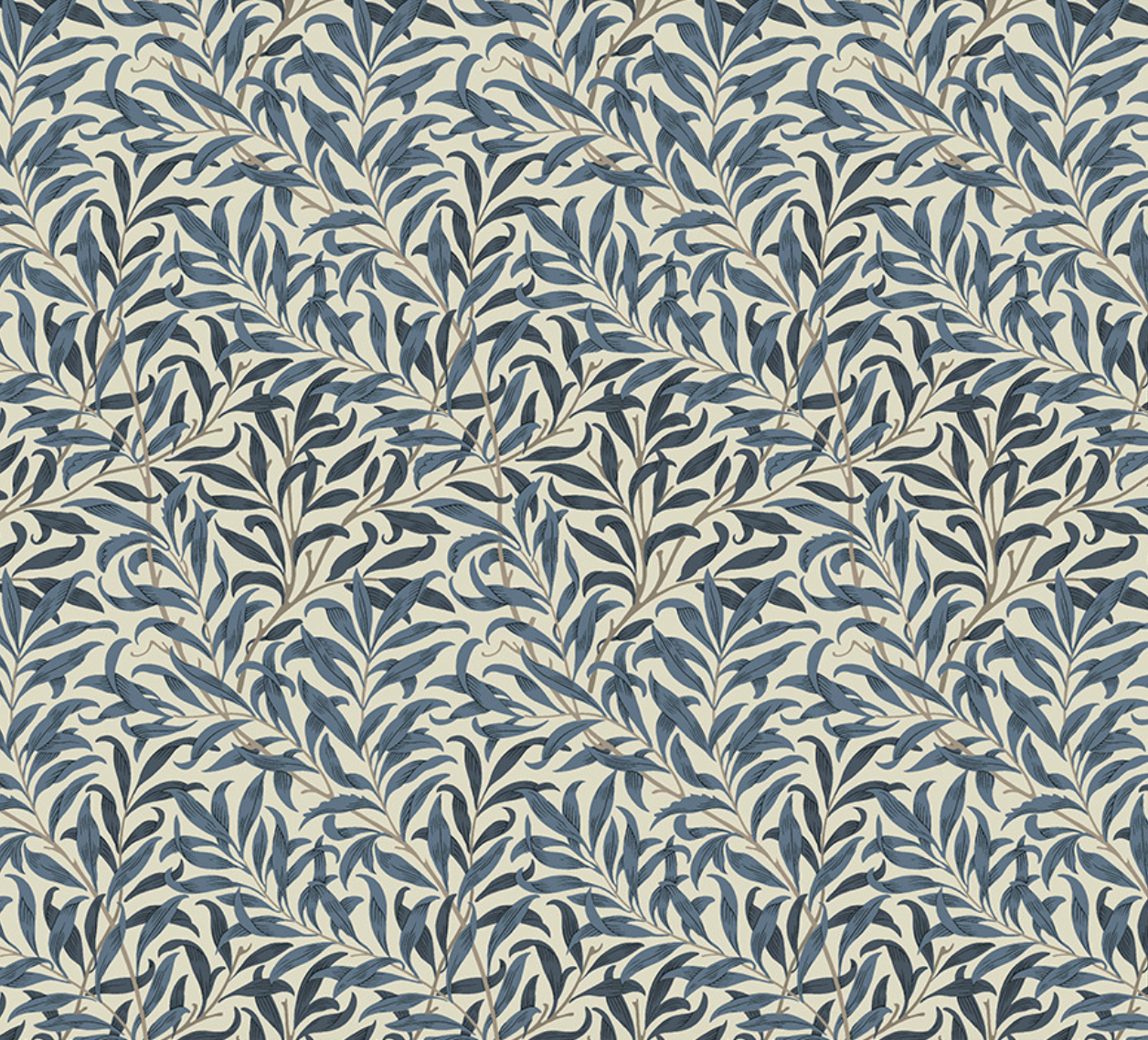 Willow Boughs in Navy - Weave & Woven