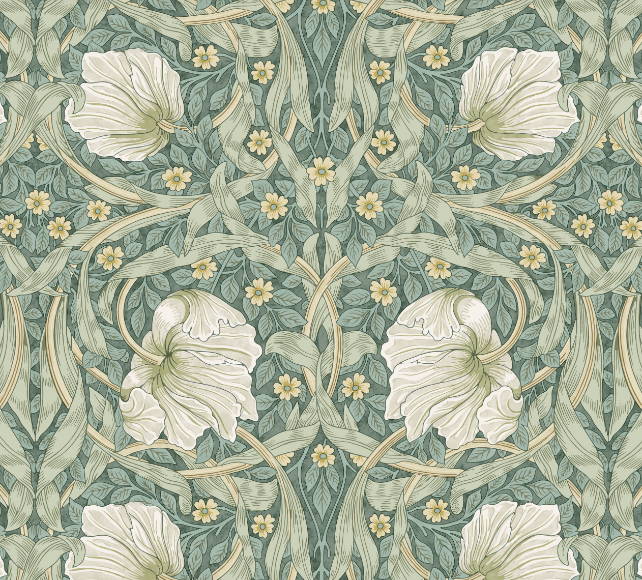 Small Pimpernel in Olive - Weave & Woven