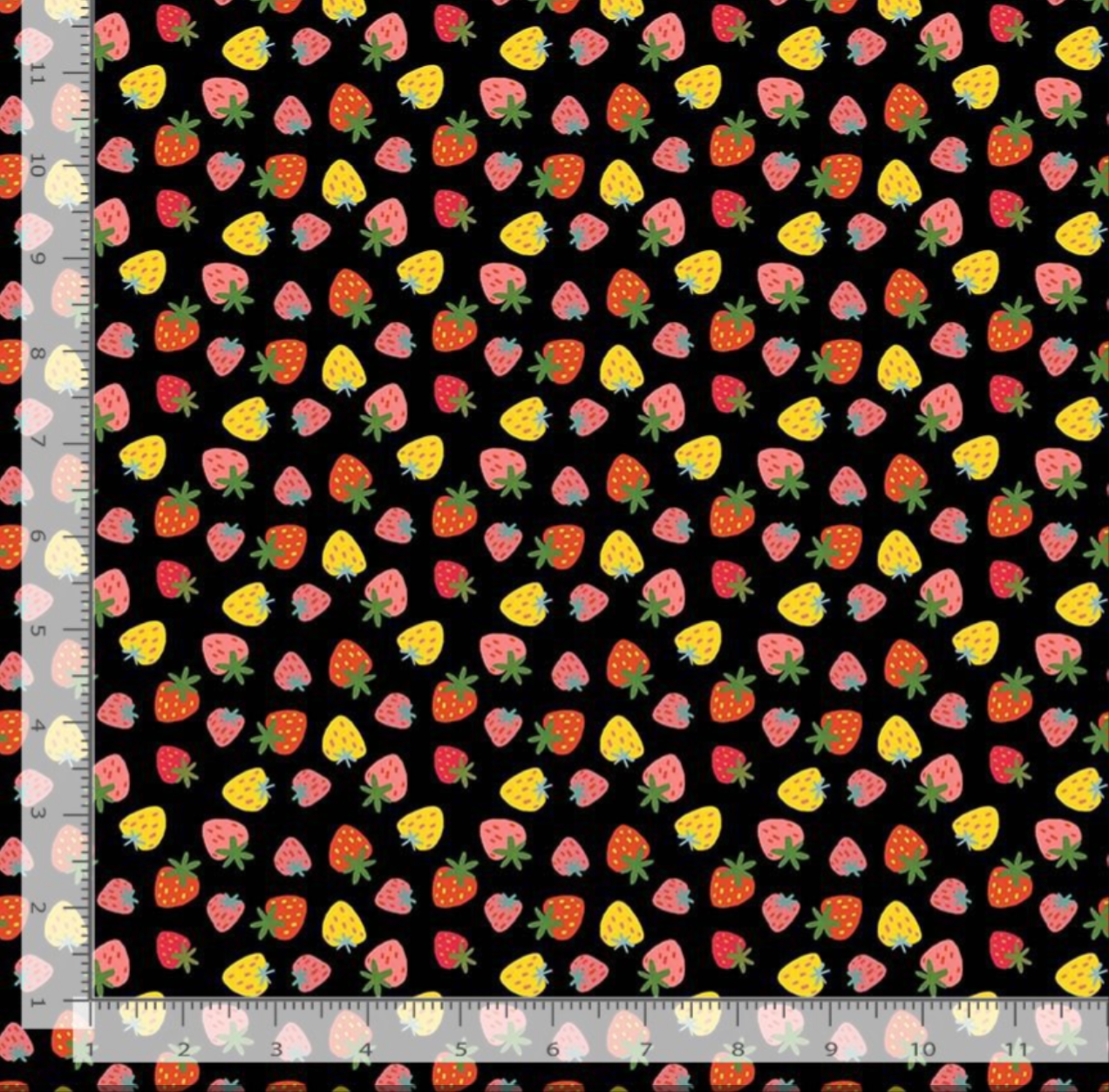 Purrberries on Black - Weave & Woven