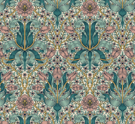 Spring Thicket in teal