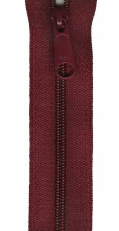 Closed Bottom 9" Zipper in Burgundy - Weave & Woven