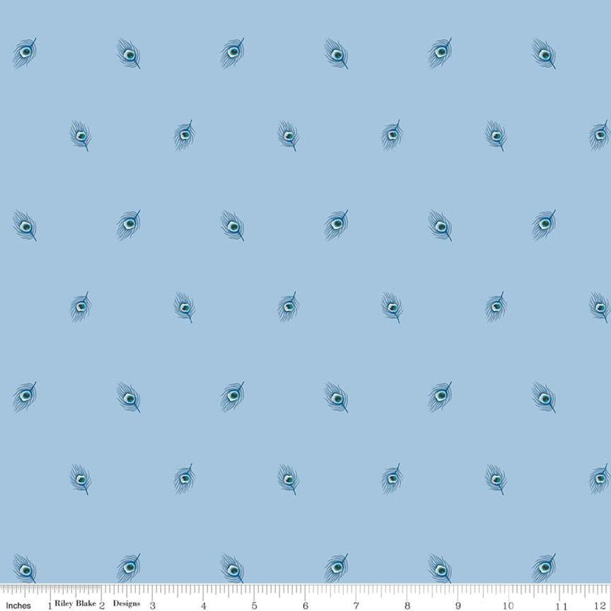 Java Feathers in Blue - Weave & Woven