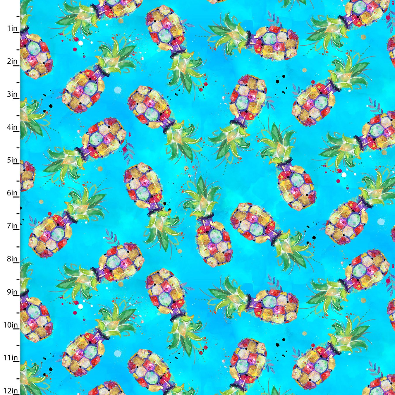 Turquoise Pineapples - Weave & Woven