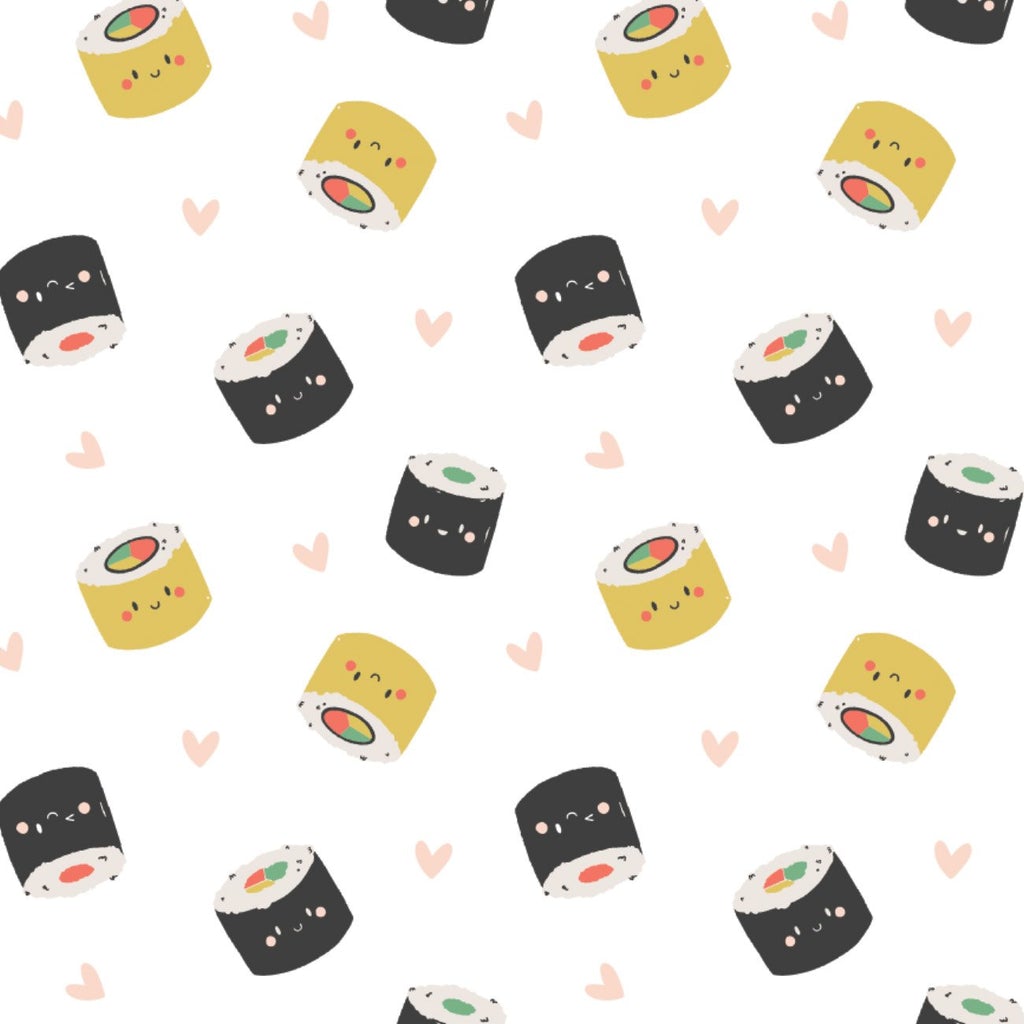 Maki Love on White - Weave & Woven