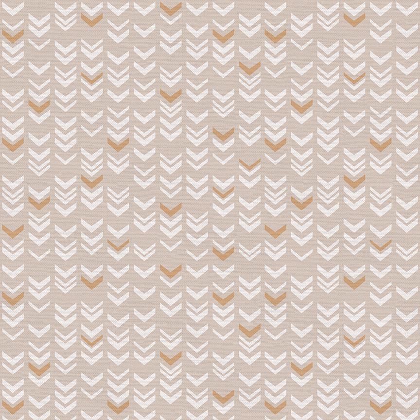 Arrow Stripes in Taupe - Weave & Woven