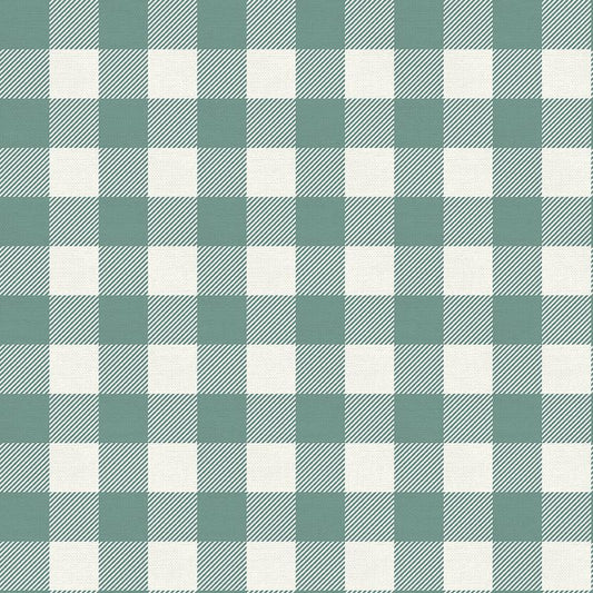 Mint Buffalo Check - Weave & Woven