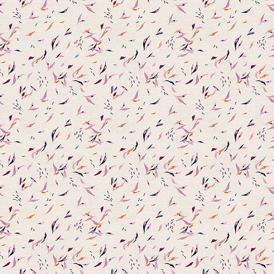 Breeze in Purple Cream - Weave & Woven