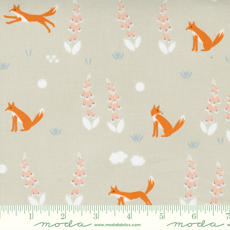 Meander Foxes in Cloud - Weave & Woven