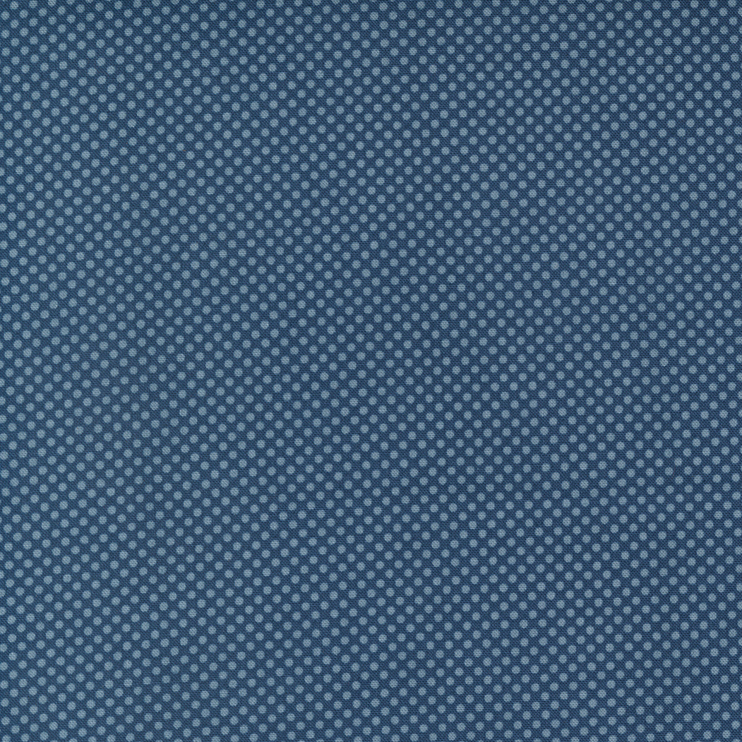 Meander Dots in Navy - Weave & Woven