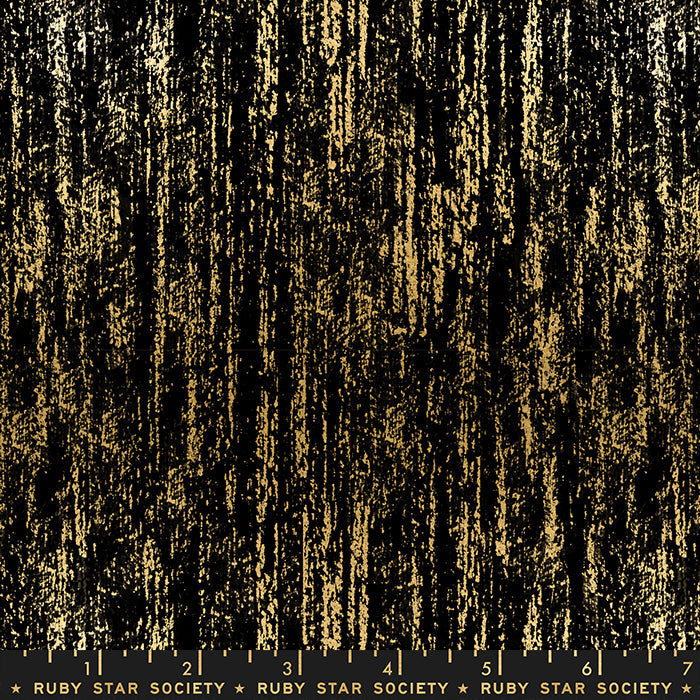 Brushed in Onyx | Metallic Gold - Weave & Woven