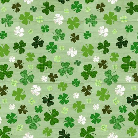 Shamrocks on Green - Weave & Woven