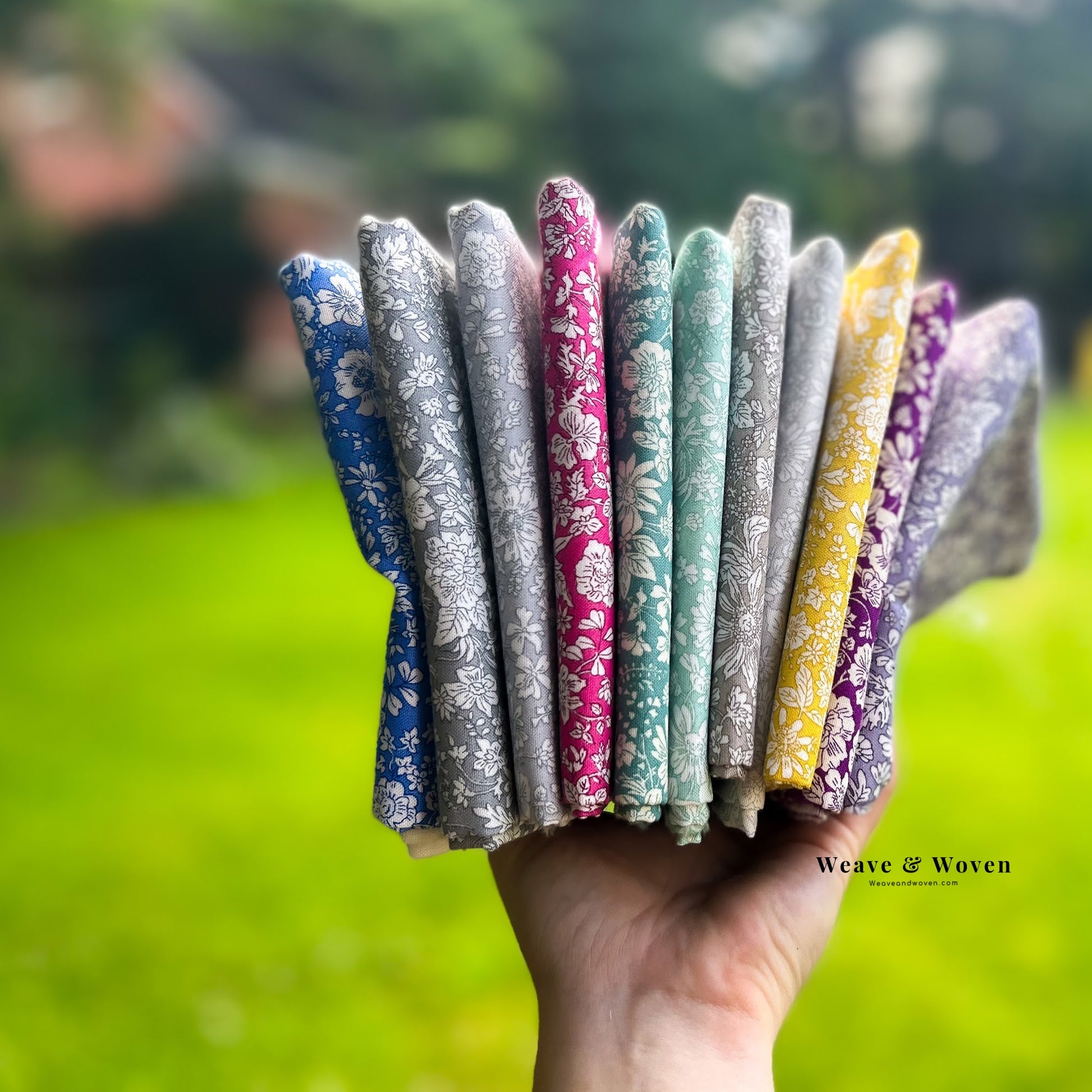 Emily Belle Colour Way B | Fat Quarter Bundle - Weave & Woven