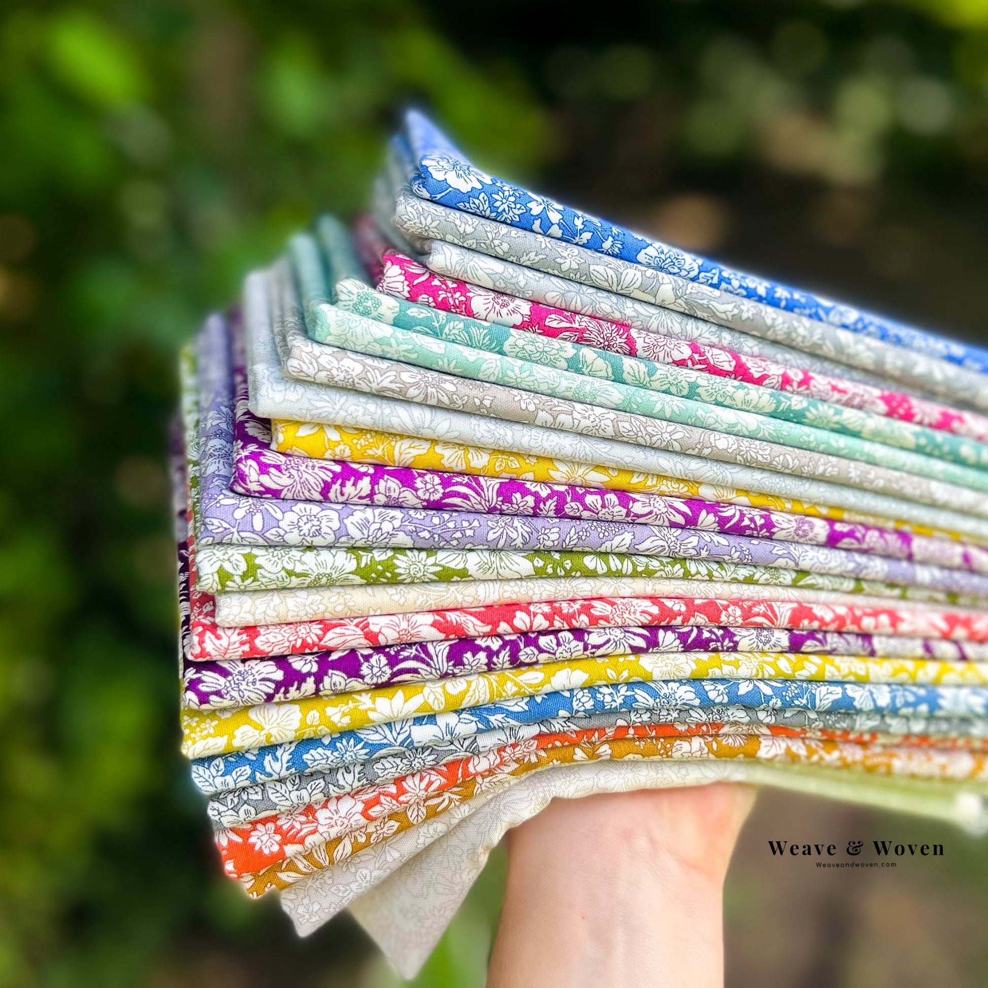 Emily Belle Colour Way B | Fat Quarter Bundle - Weave & Woven