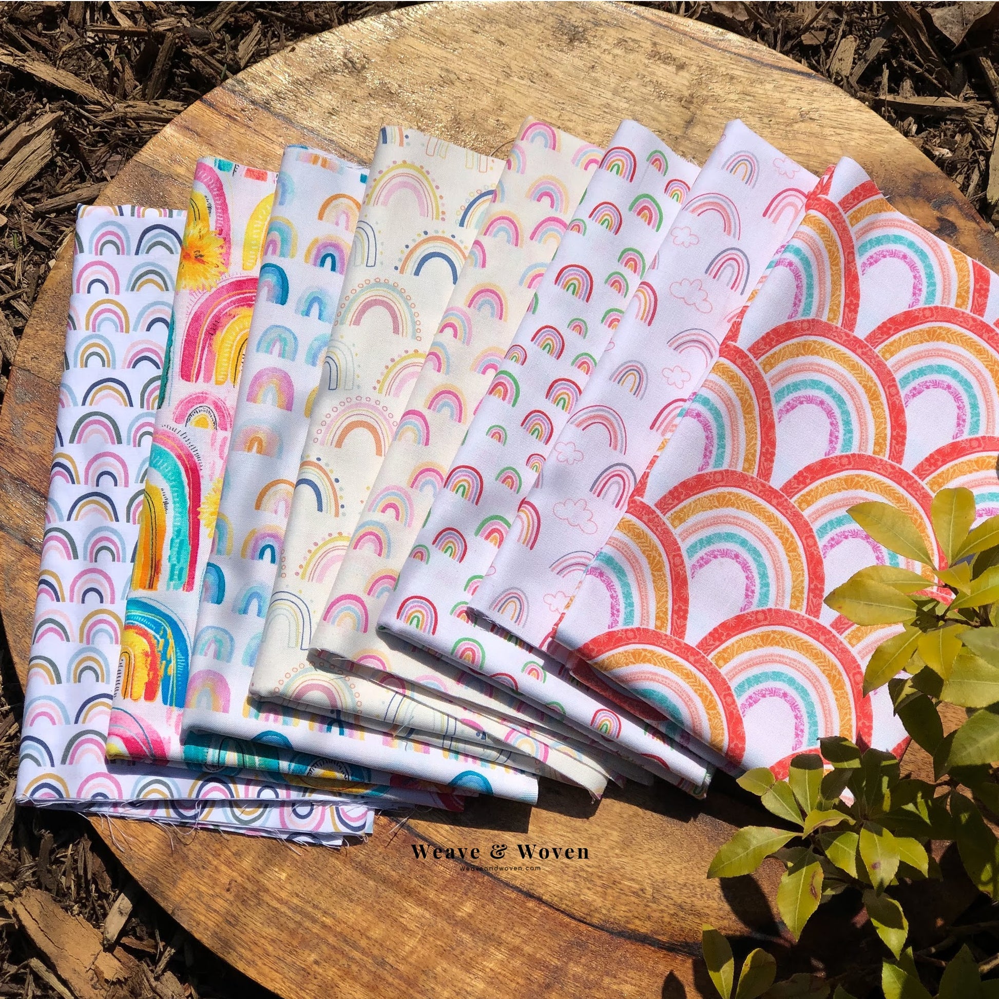 Gimme More Rainbows | Fat Quarter Bundle - Weave & Woven