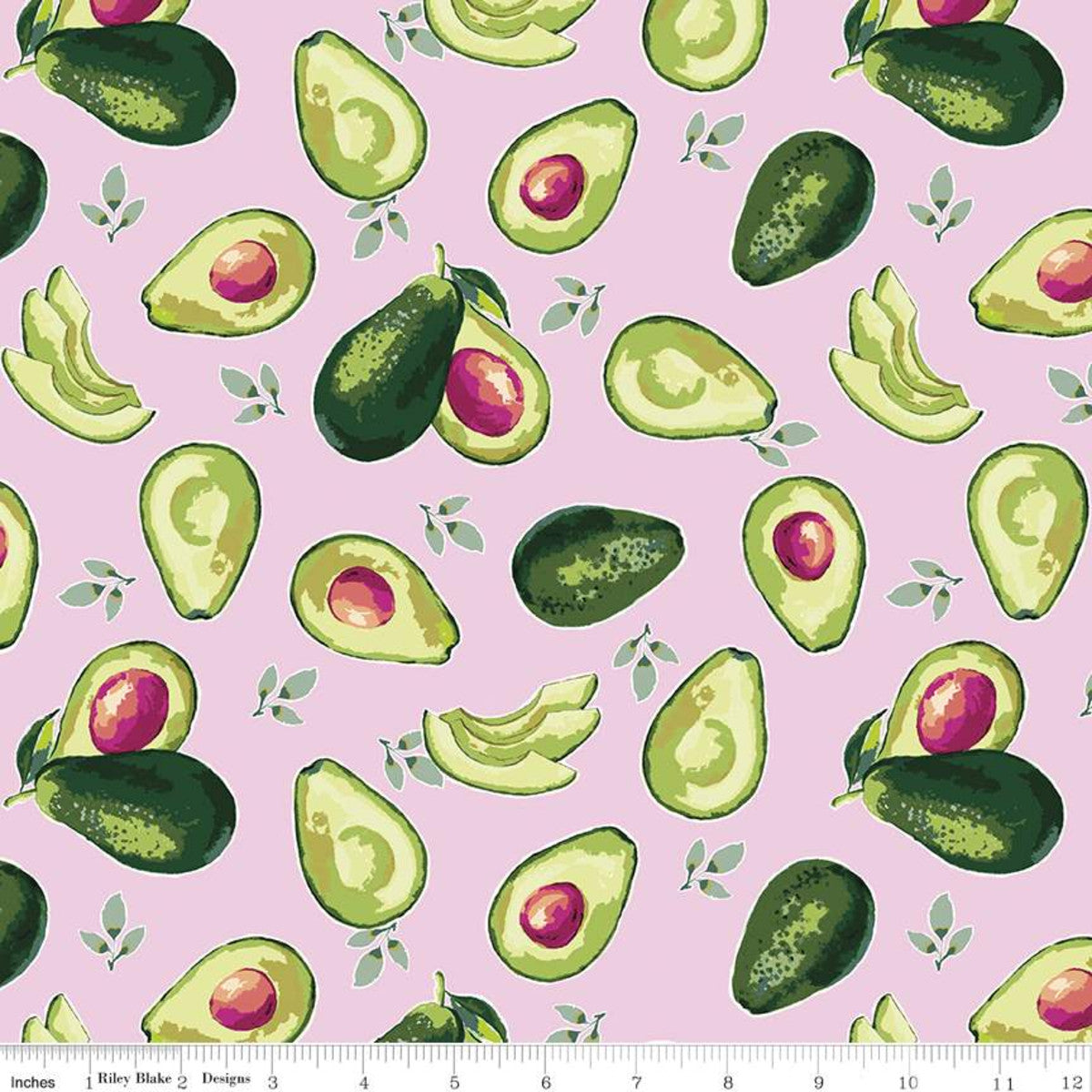 Lucy June Avocados on Pink - Weave & Woven