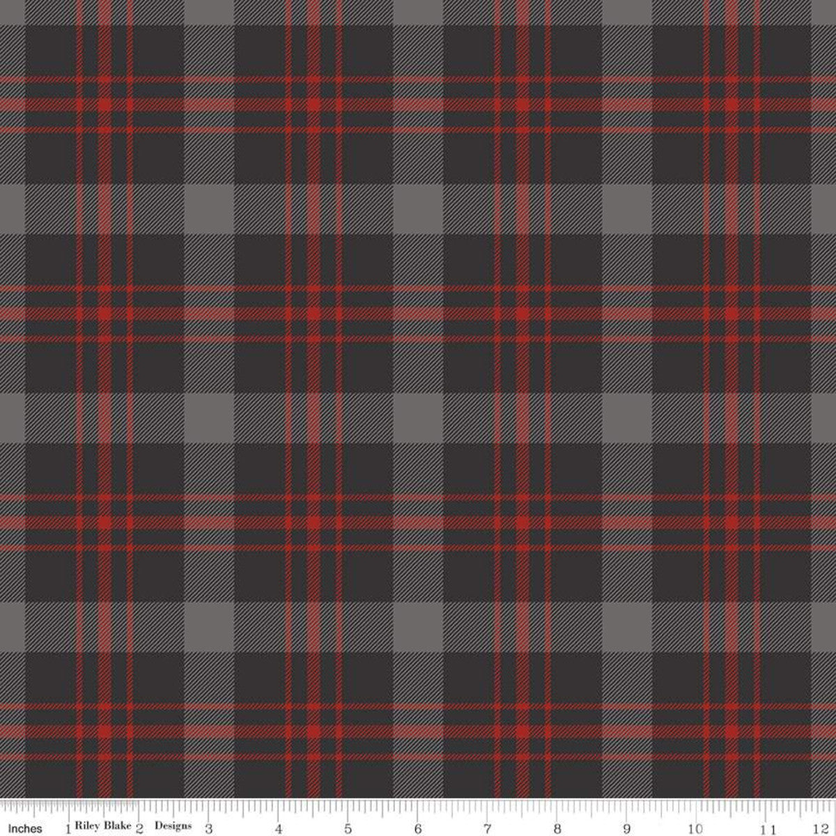 Tartan Red and Black