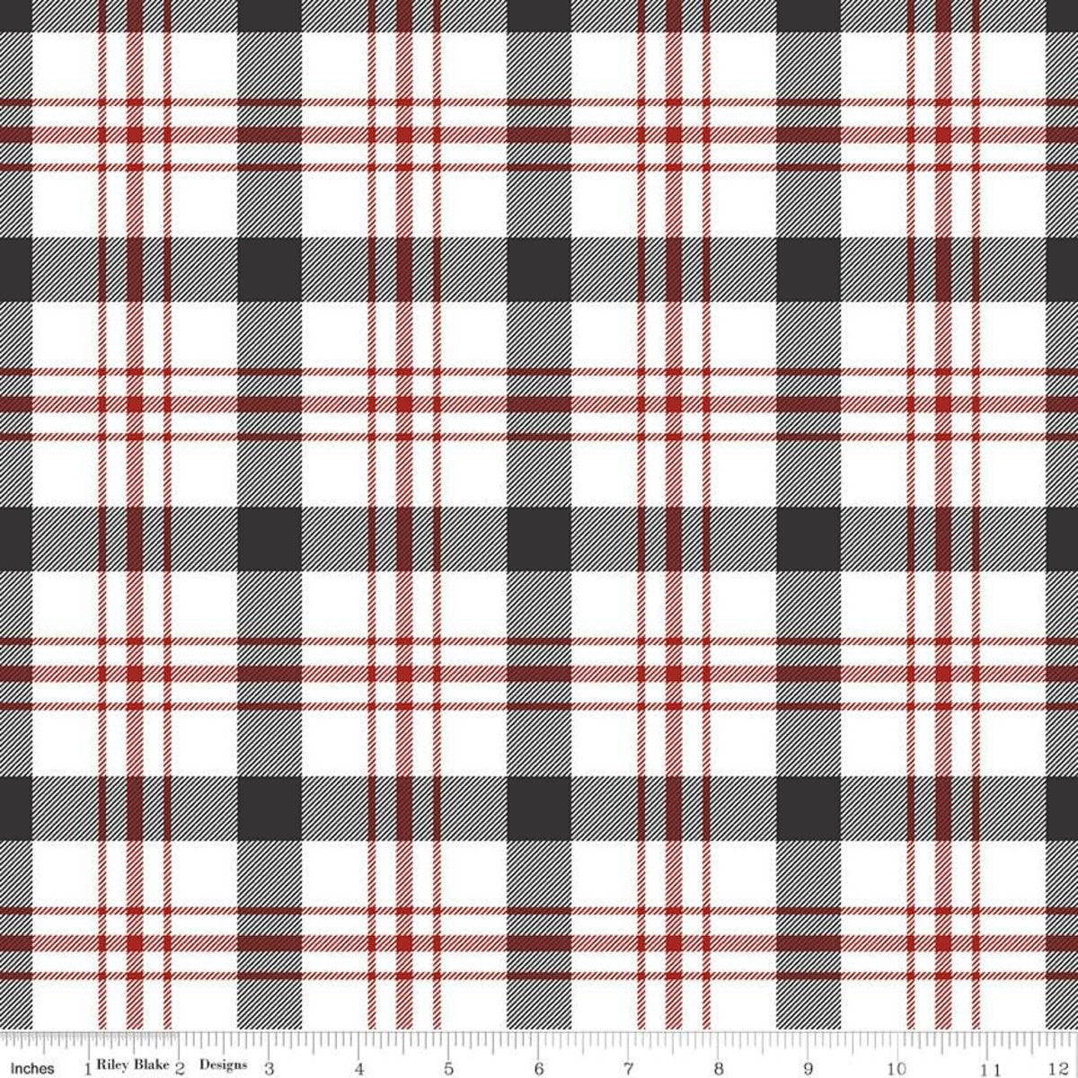 Tartan Red and White - Weave & Woven