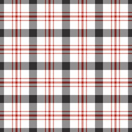 Tartan Red and White - Weave & Woven