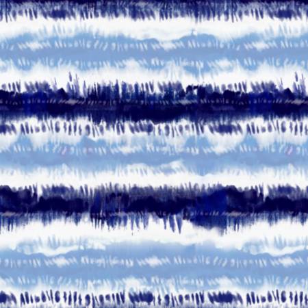 Indigo Ink Blot Stripe | Knit - Weave & Woven