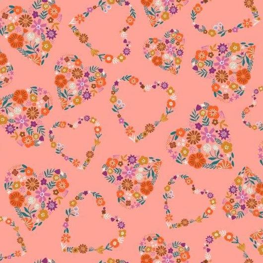 Heart Vibes on Pink - Weave & Woven