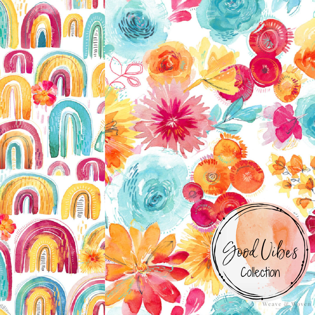 Florals in Good Vibes - Weave & Woven