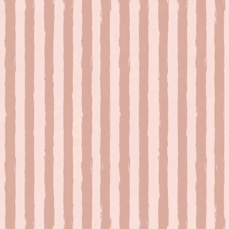 Pink Stripes ~ Metallic Rose Gold - Weave & Woven
