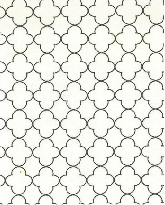 Quatrefoil in Mono - Weave & Woven