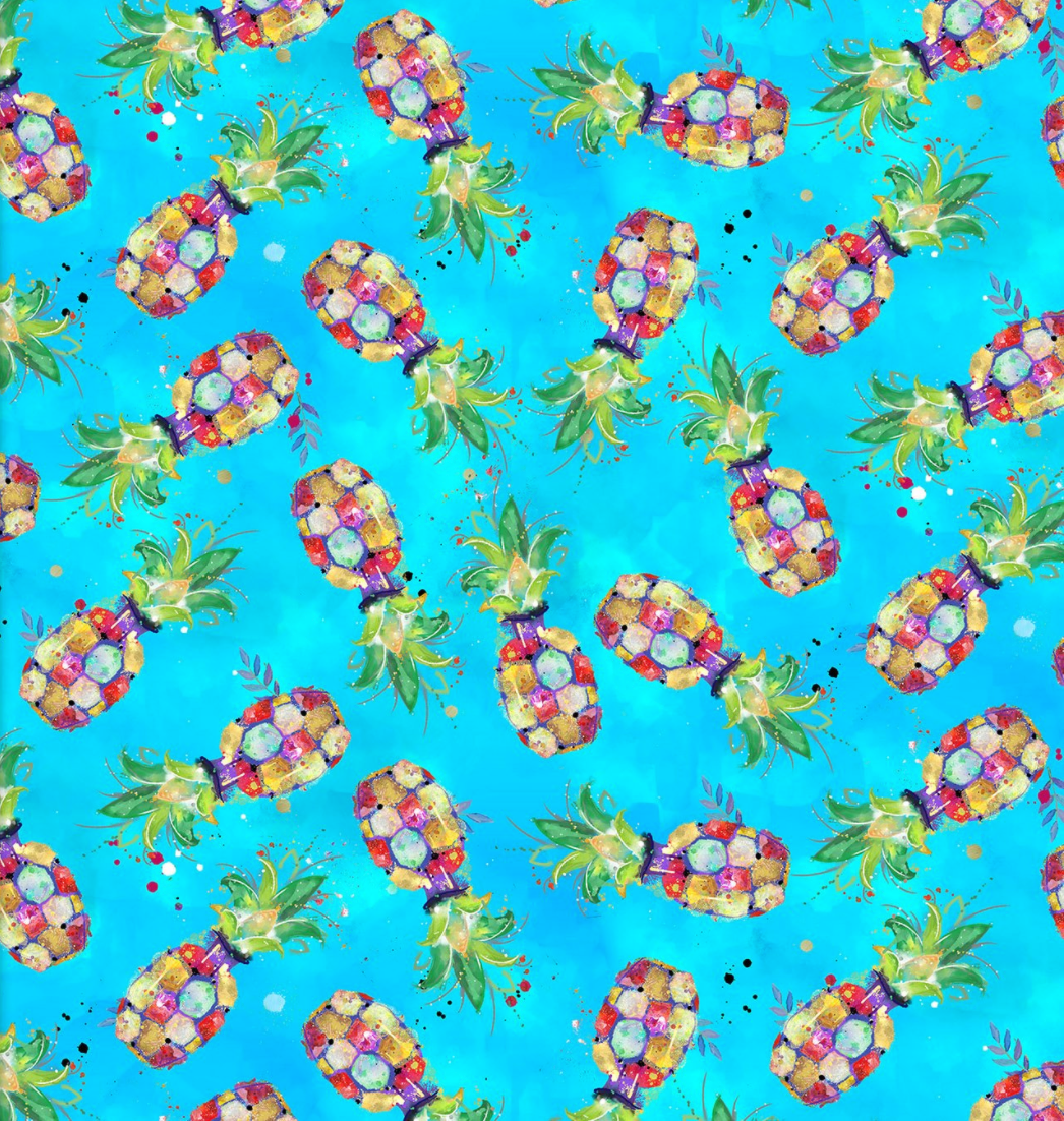 Turquoise Pineapples - Weave & Woven