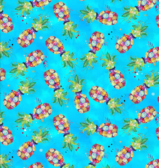 Turquoise Pineapples - Weave & Woven