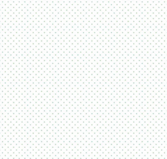 Swiss Dots on White Mint - Weave & Woven