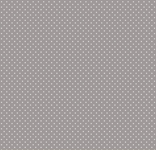 Swiss Dots on Grey - Weave & Woven